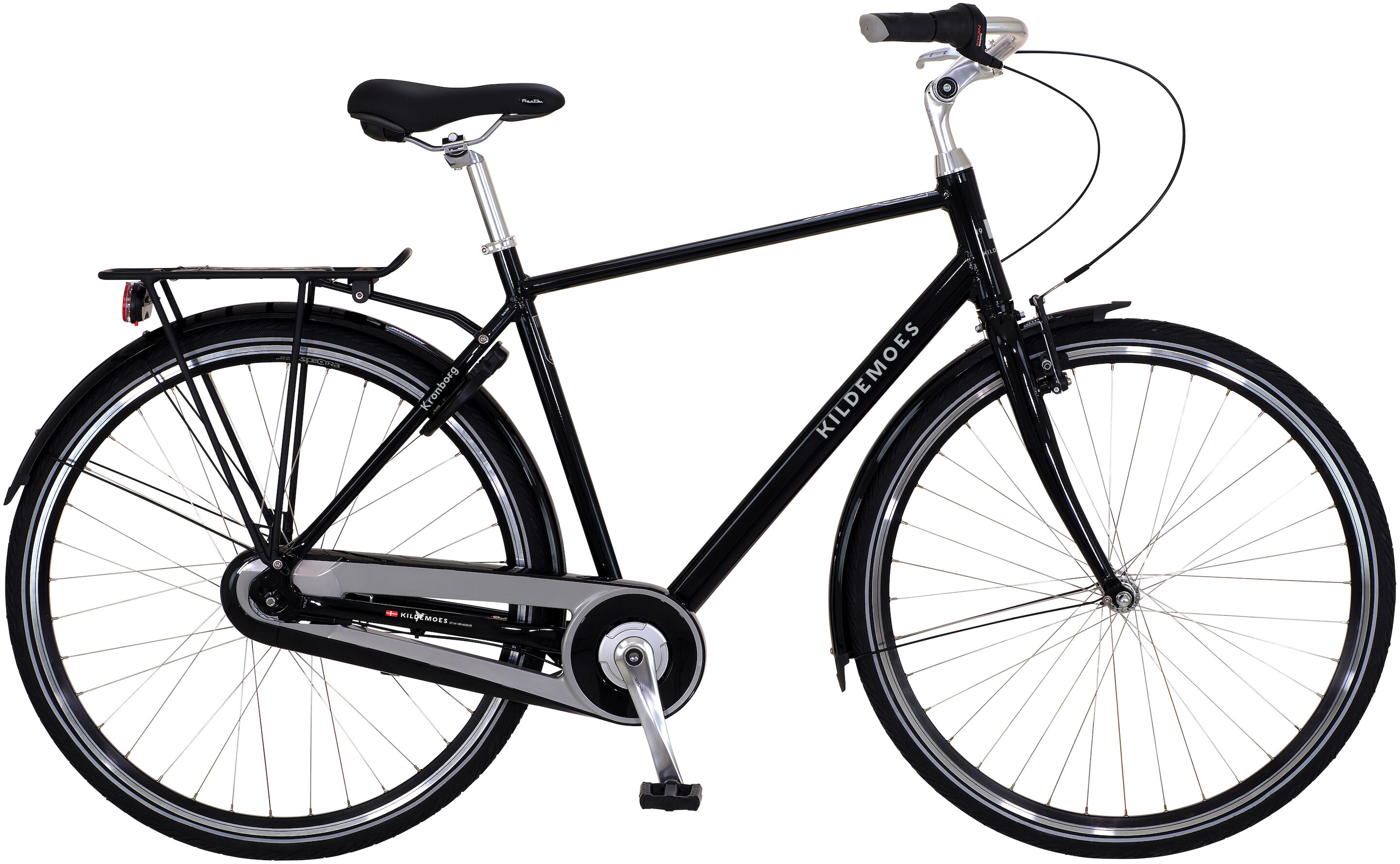 Kildemoes Kronborg Herrecykel 7g 2023 - Sort tilbud