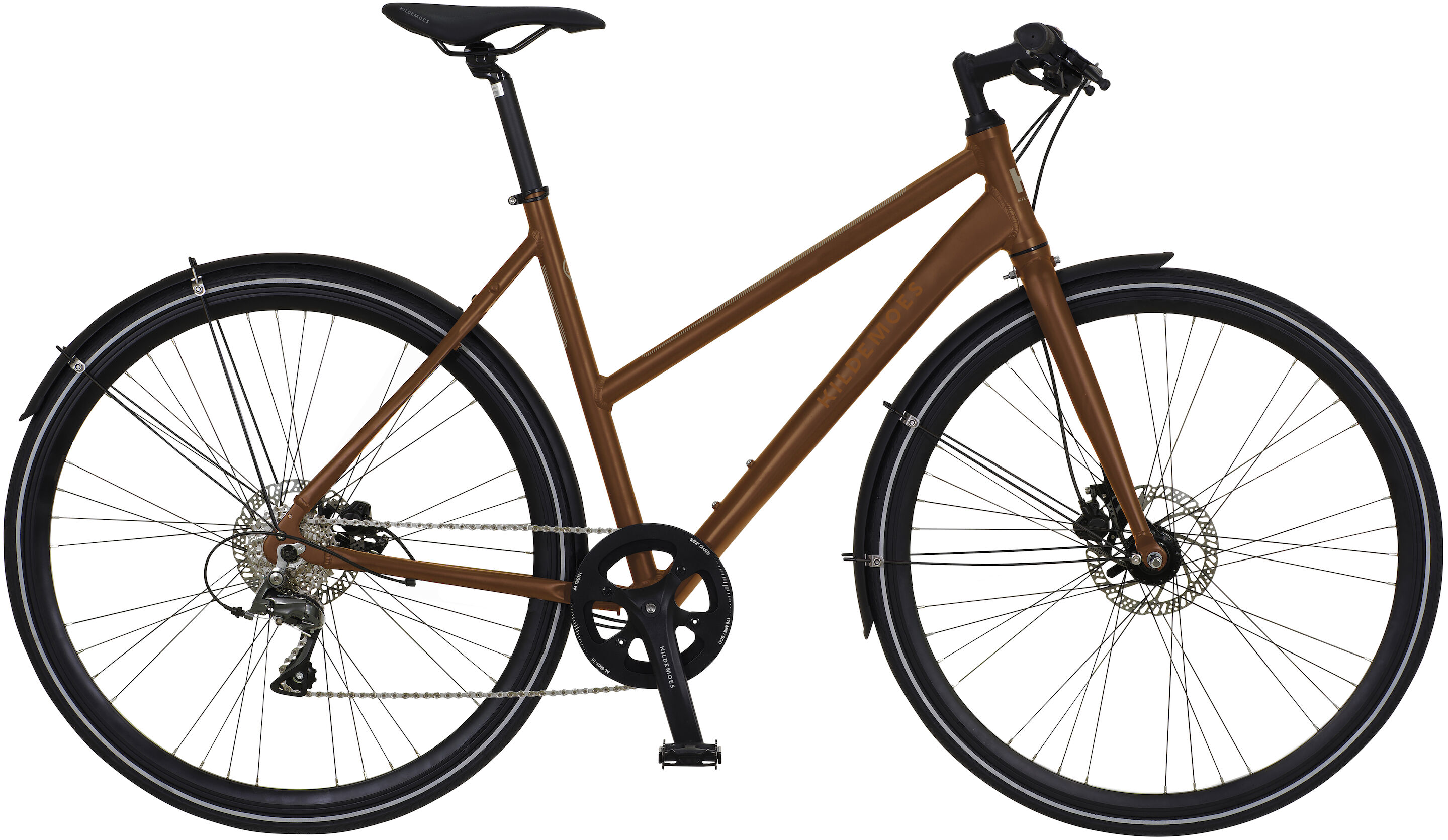 Kildemoes Hyper Fitness Damecykel 8g 2023 - Brun