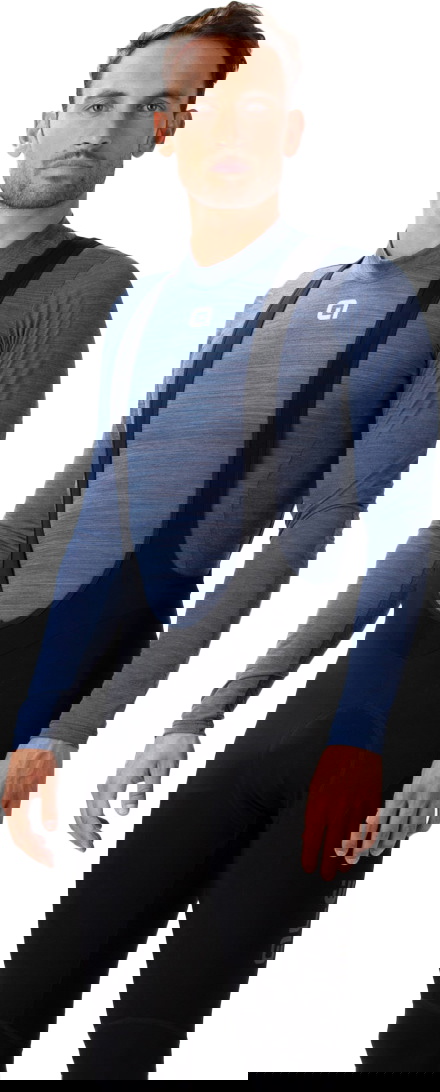 Alé Vinter Cykelbukser Solid Nordik med Pude - Sort