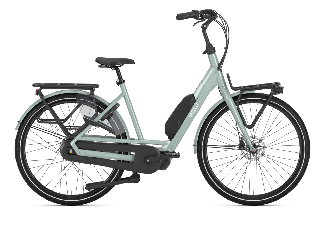 Gazelle Bloom C380 HMS Elcykel Dame 2024 - Grøn