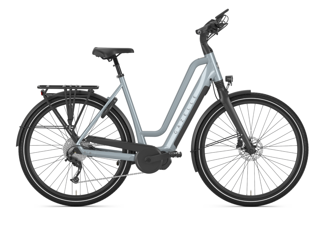 Gazelle Chamonix T10 HMS Elcykel Dame 2024 - Grå
