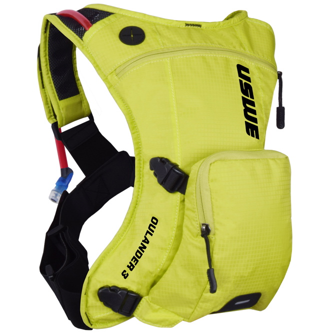 USWE Outlander 3 rygsæk med 1,5L drikkeflaske - Gul