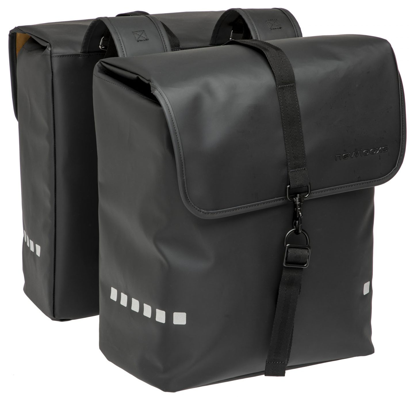 NYE LOOXS Odense Dobbelt Cykeltasker - Sort