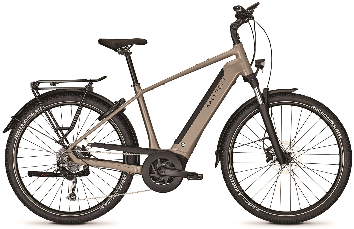 Kalkhoff ENTICE 3.B MOVE 500wh Elcykel til Herrer - Grå