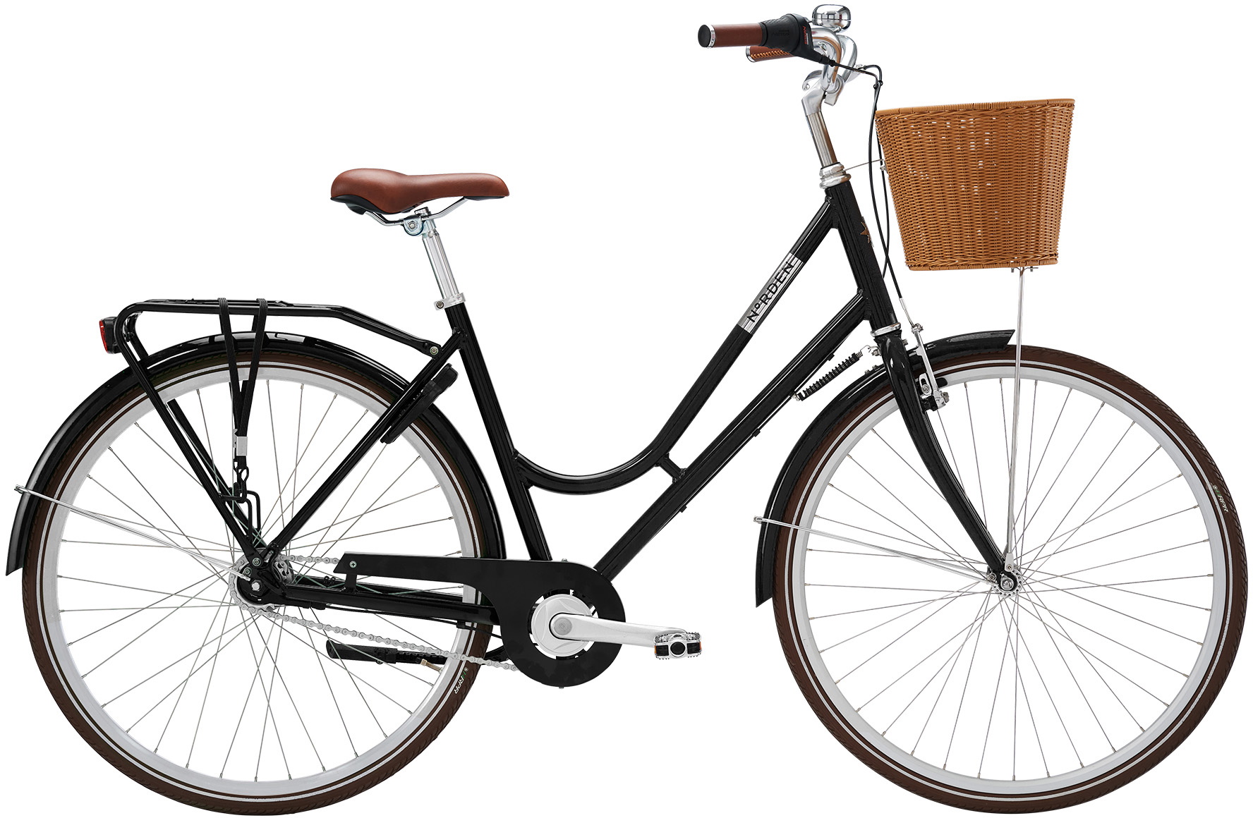 Norden Liva 7g Damecykel 2024 - INK sort til tilbudspris!