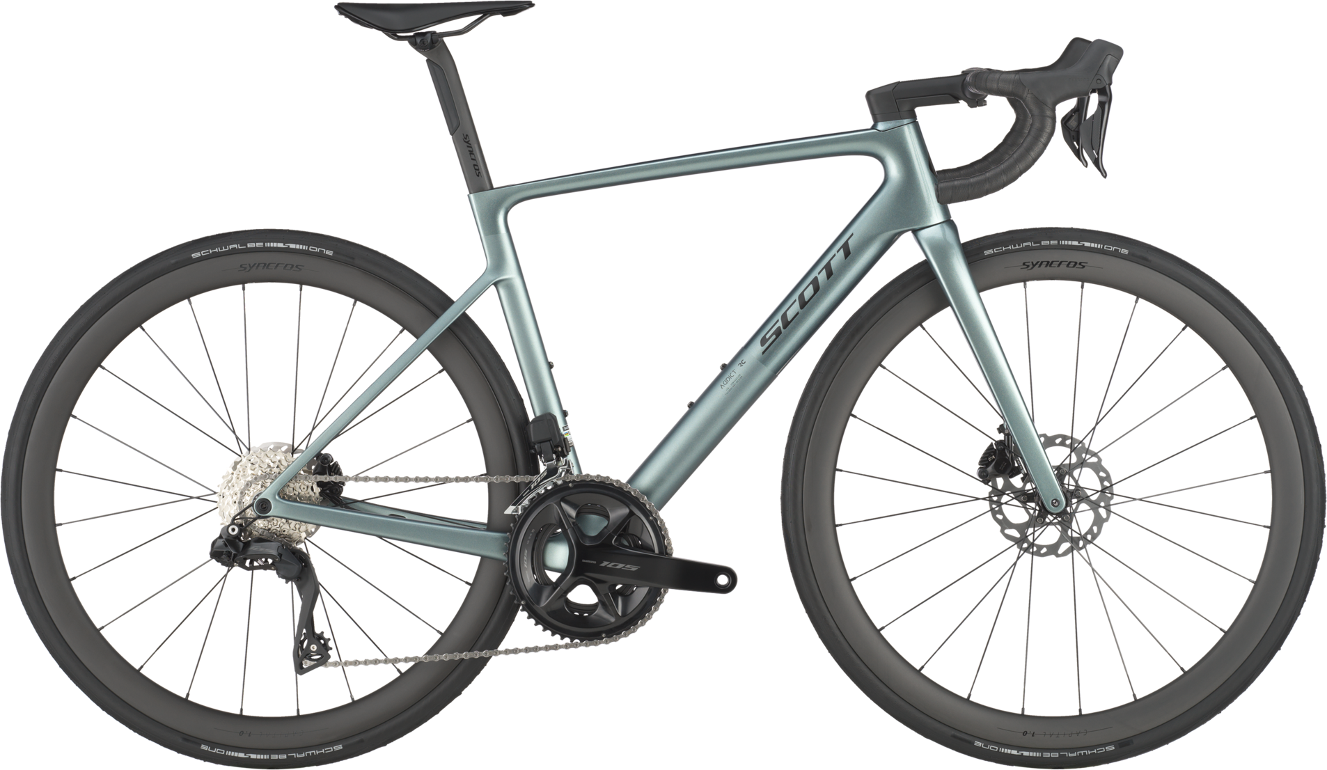 Scott Addict RC 30 2025 - Whale Grey Racercykel på tilbud