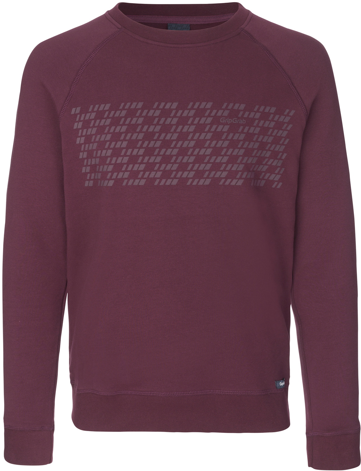 GripGrab 5th Element Økologisk Langærmet Sweatshirt - Mørk Rød