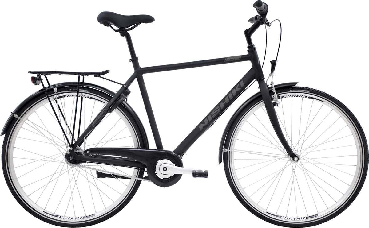 Nishiki City 107 Herrecykel 7g 2023 - Sort Tilbud!