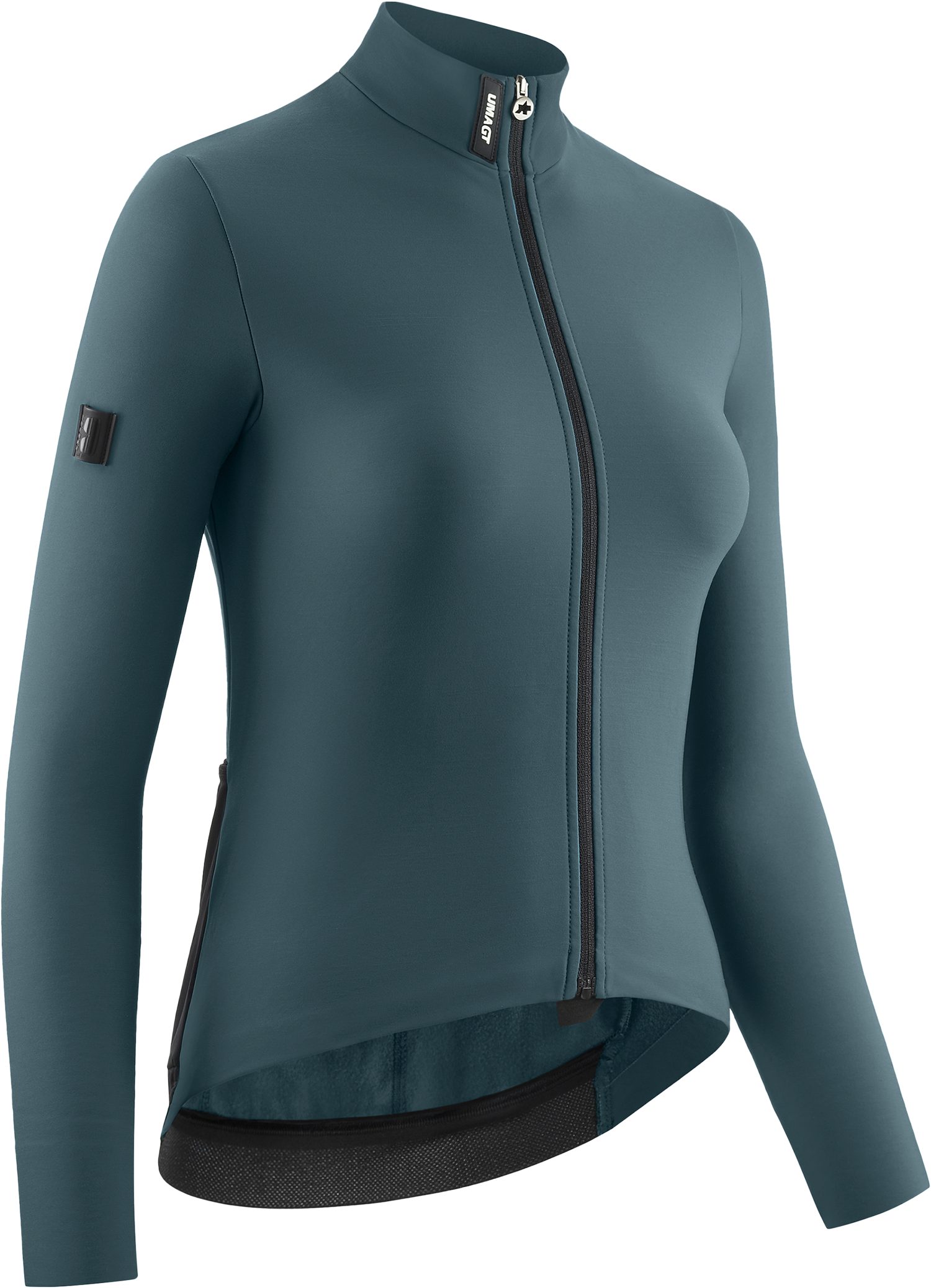 Assos UMA GT Spring Fall Longsleeve Jersey C2 - Foundation Green 7627776030296