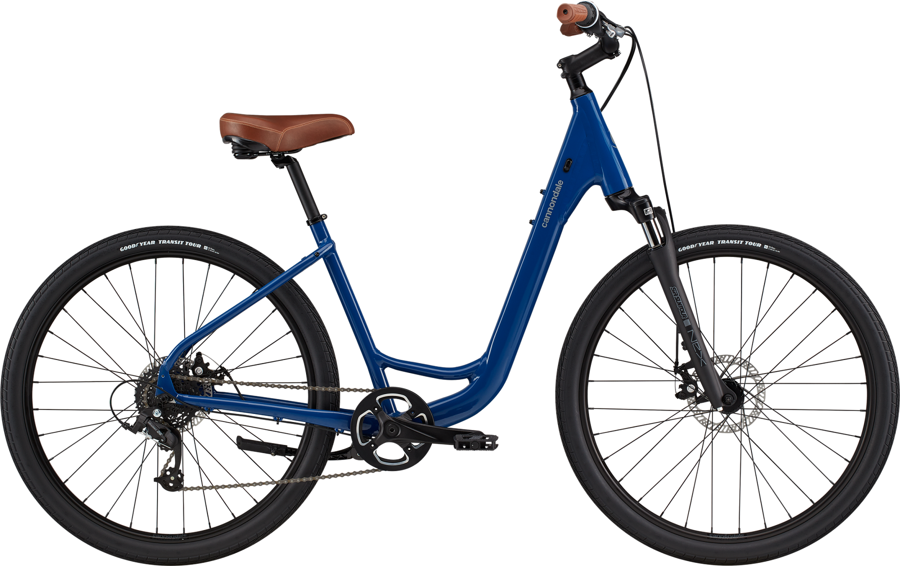 Cannondale Adventure 2 2024 - Blå Damecykel på tilbud