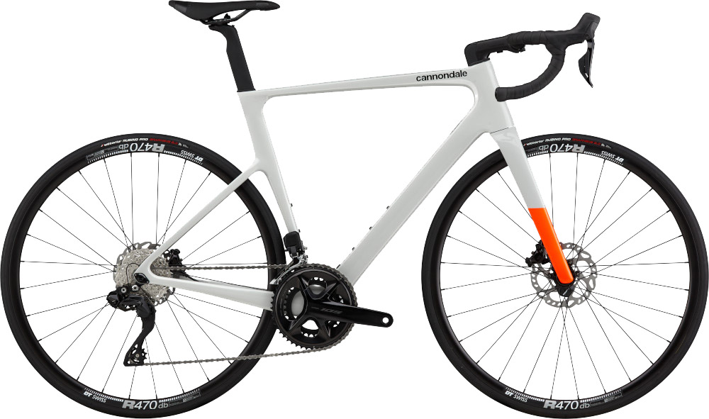 Cannondale SuperSix EVO Carbon 3 2024 - Hvid Cykeltilbud