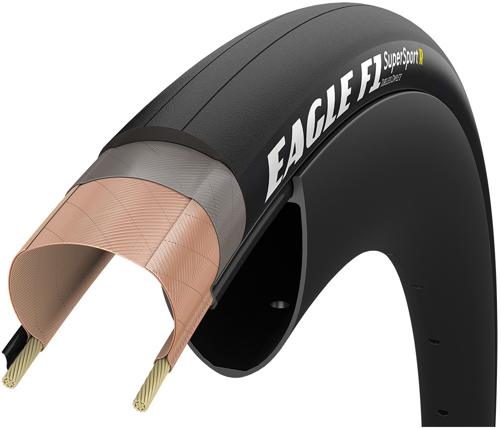 Goodyear EAGLE F1 SuperSport R Tubeless Complete 700x25c/28c/30c - Sort    810432032254