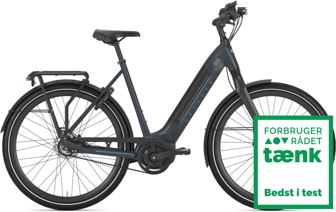 Gazelle ULTIMATE C8+ HMB BELT Elcykel Dame 2022 - Blå