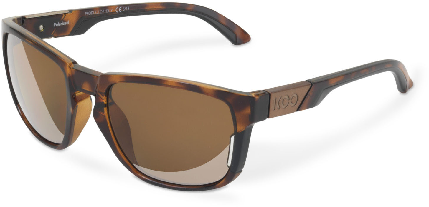KOO California Cykelbrille - Brun/Gold på tilbud!