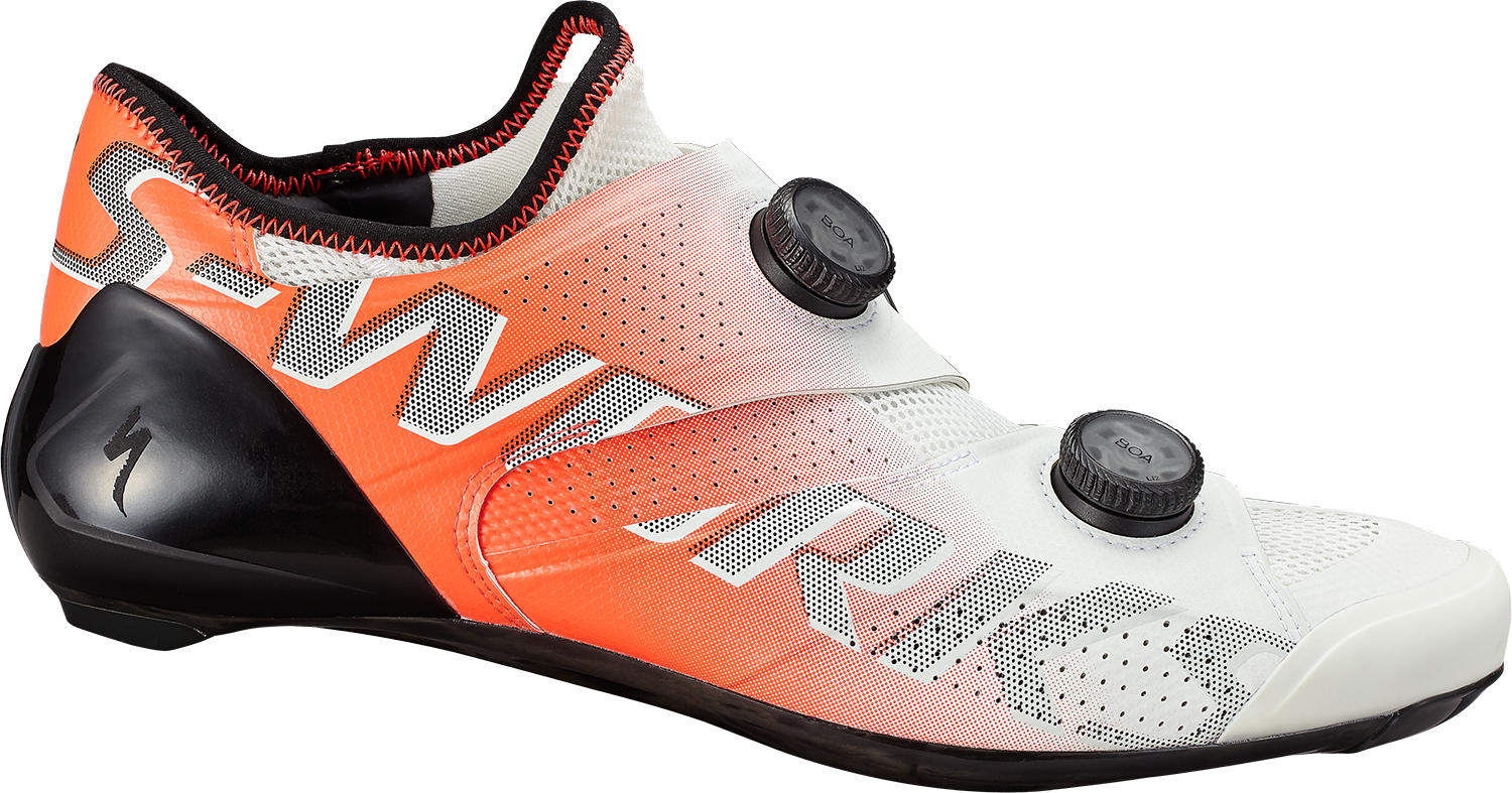 Specialized S-WORKS Ares ROAD Racersko - Orange/Hvid