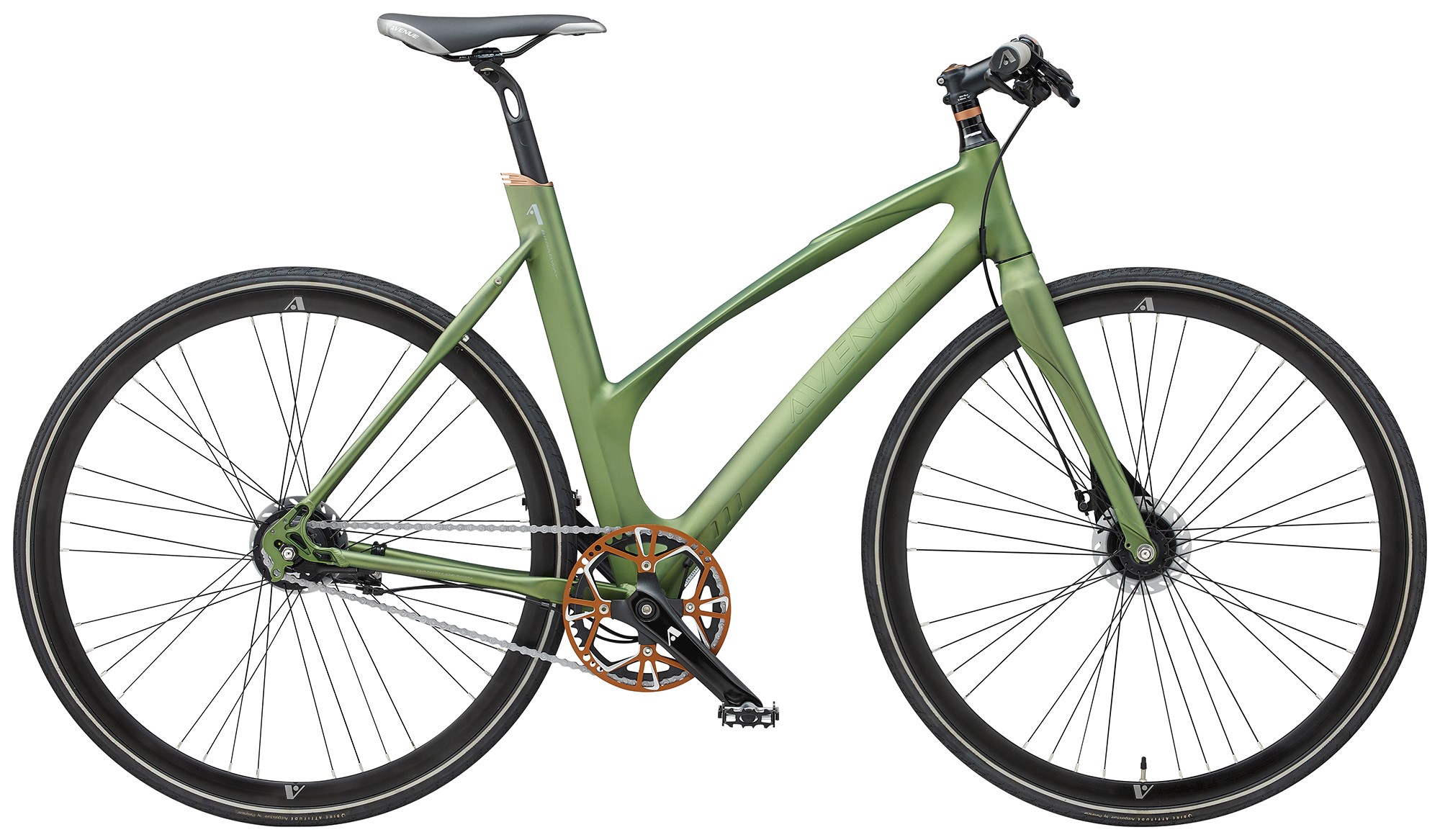 Avenue Broadway Damecykel 7g 2023 - Grøn tilbud