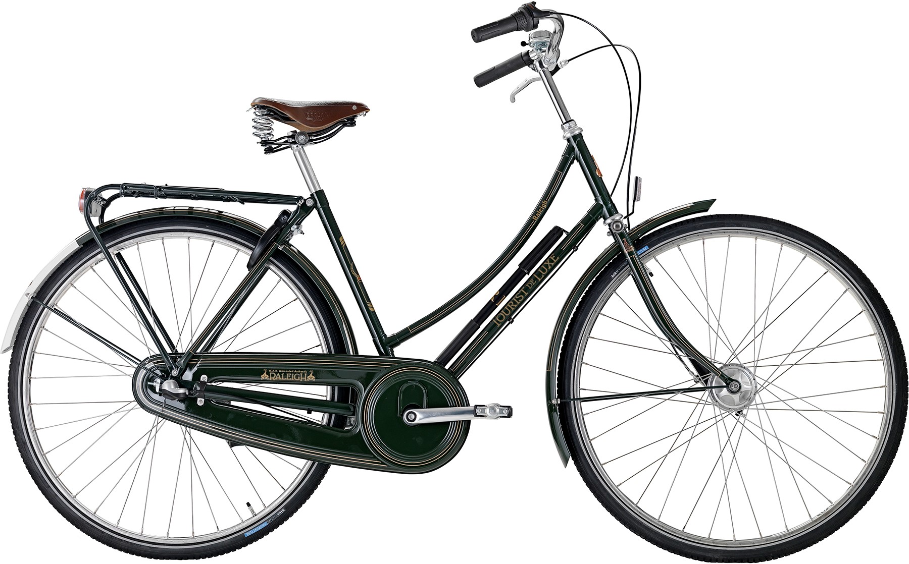 Raleigh Tourist de Luxe Dame 7g 2023 - Grøn Cykeltilbud