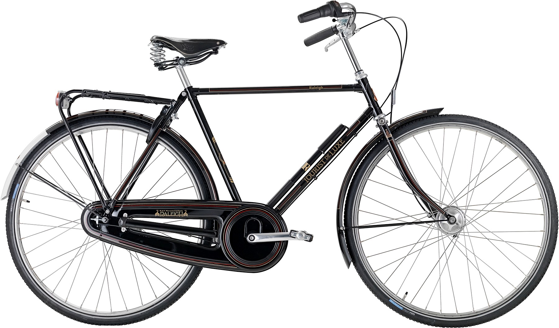 Raleigh Tourist de Luxe Herrecykel 7g 2023 - Sort Udstillingsmodel