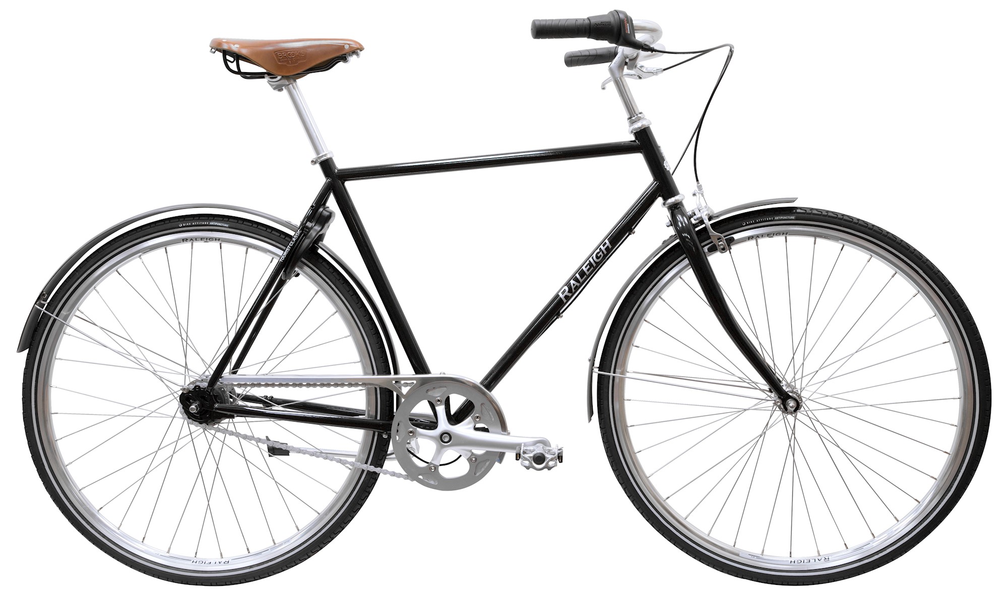Raleigh Tourist Classic Herre 7g 2023 - Sort Cykel
