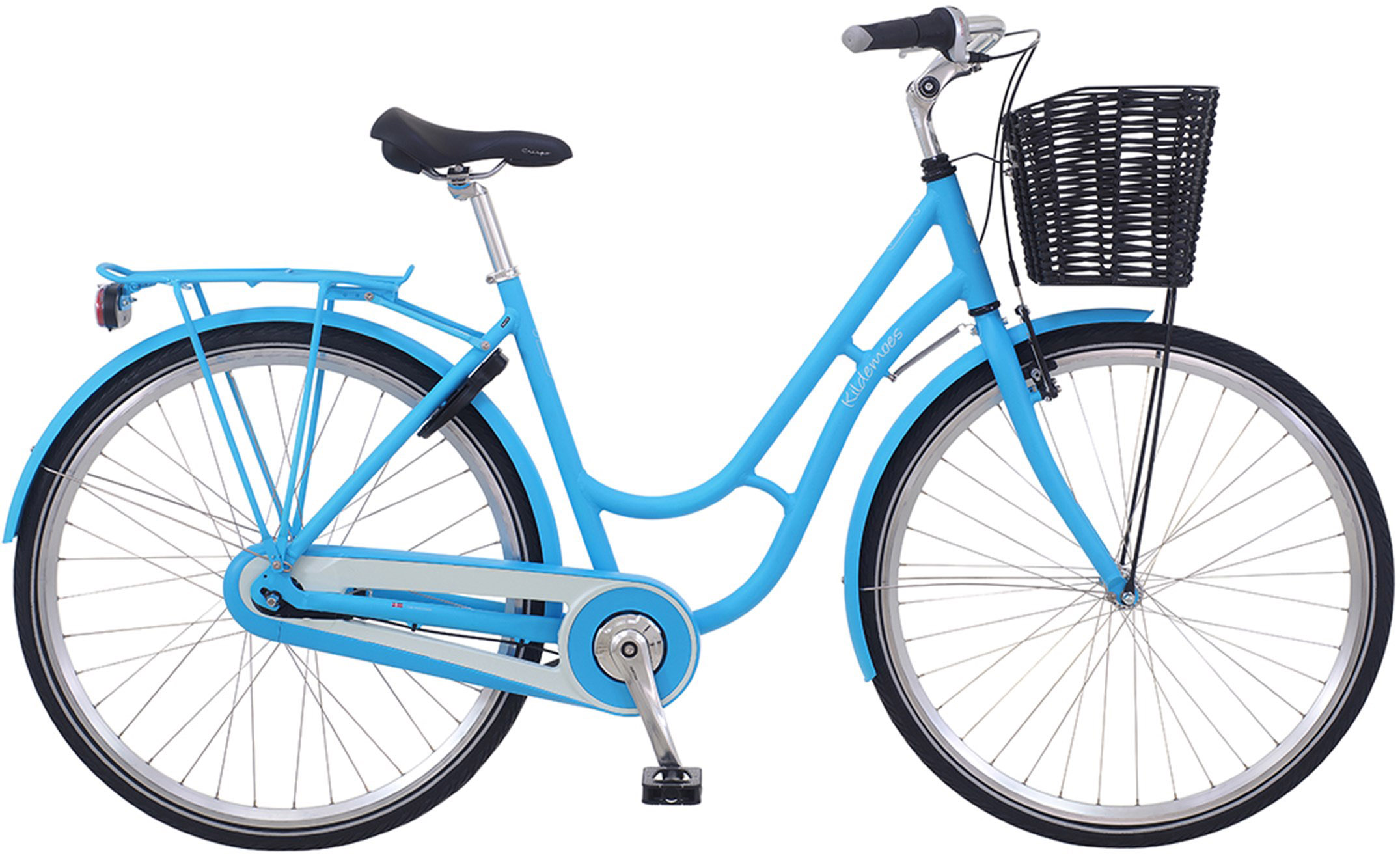 Kildemoes City Retro 7g Damecykel - Blå tilbud!