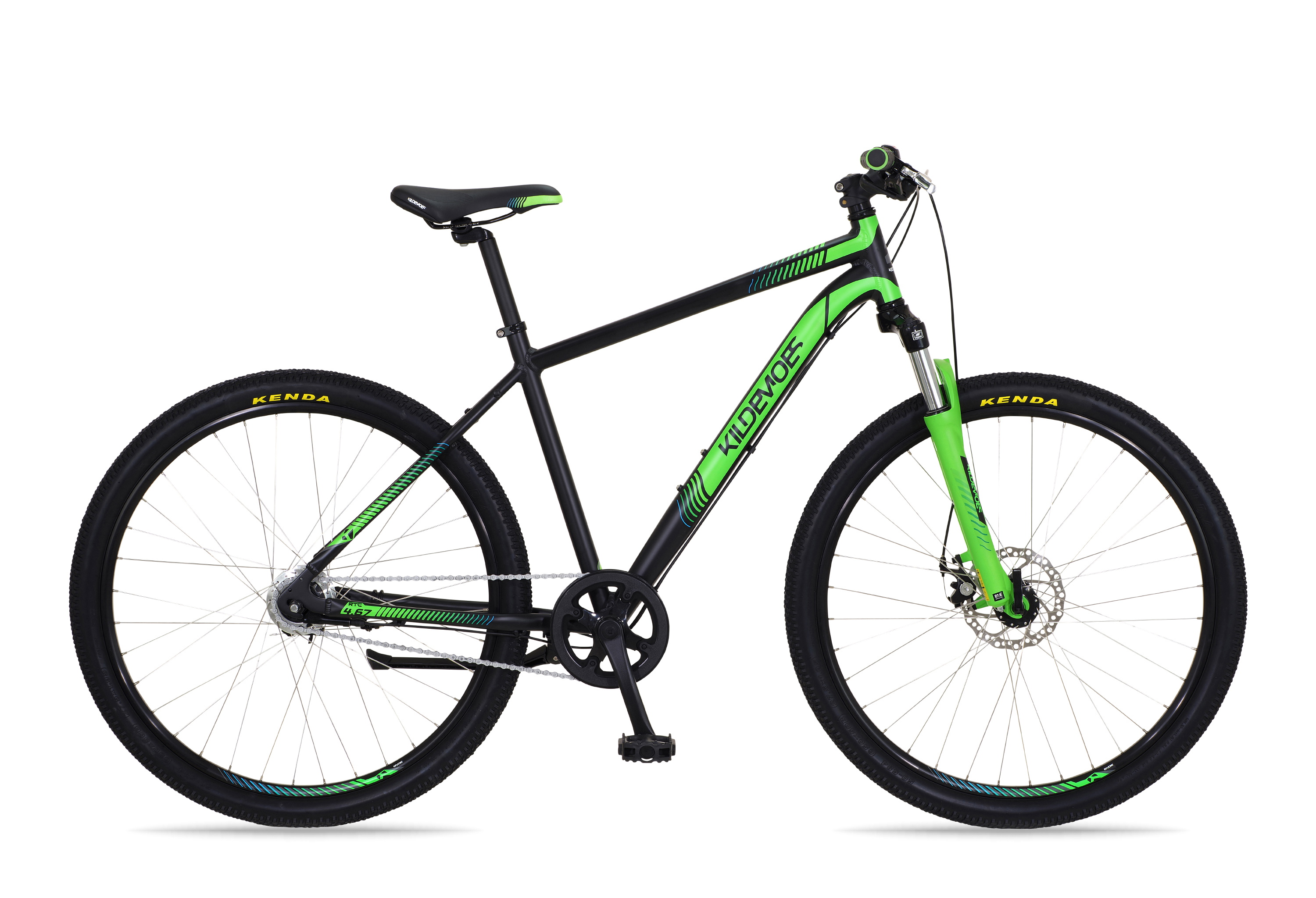 Kildemoes Intruder 27,5" Børnecykel - Sort/grøn tilbud