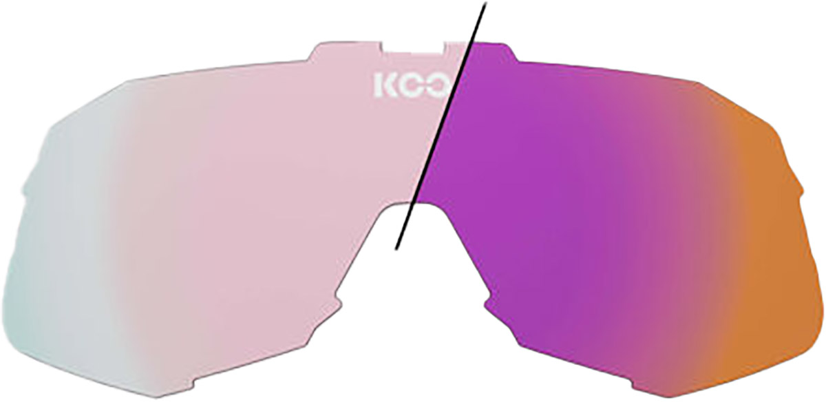 KOO Demos Replacement Glasses - Photo Fuchsia Mirror    8057099312356