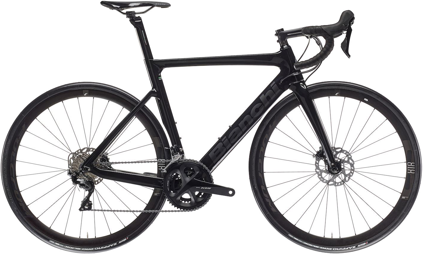 Bianchi Aria Aero 105 Di2 Disc 22g 2023 - Sort Cykeltilbud