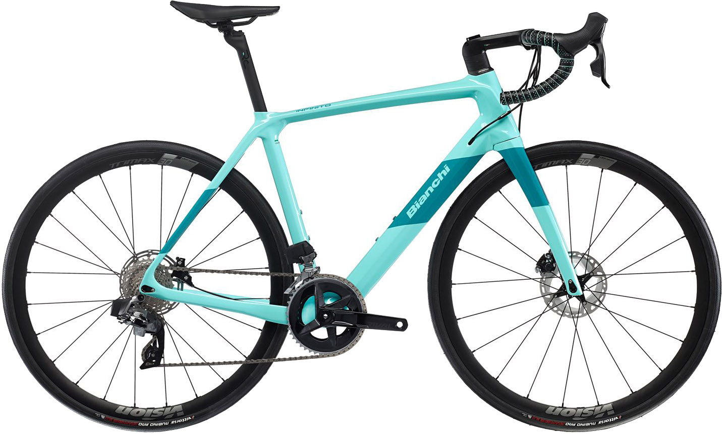 Bianchi Infinito Rival eTap AXS 24g Disc 2023 - Celeste Cykel