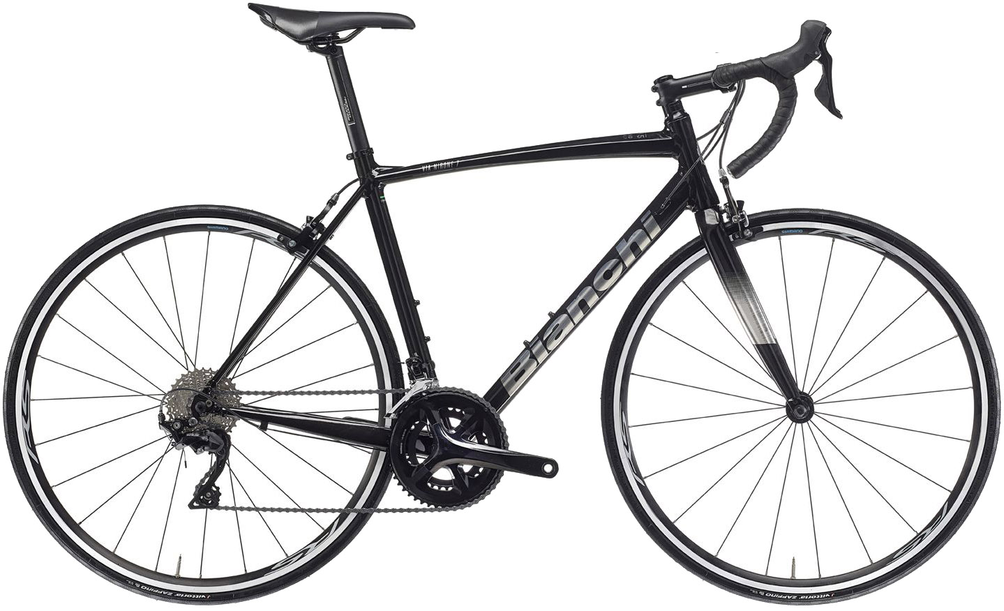 Bianchi Via Nirone 7 Alu 105 22g 2023 - Sort Cykeltilbud