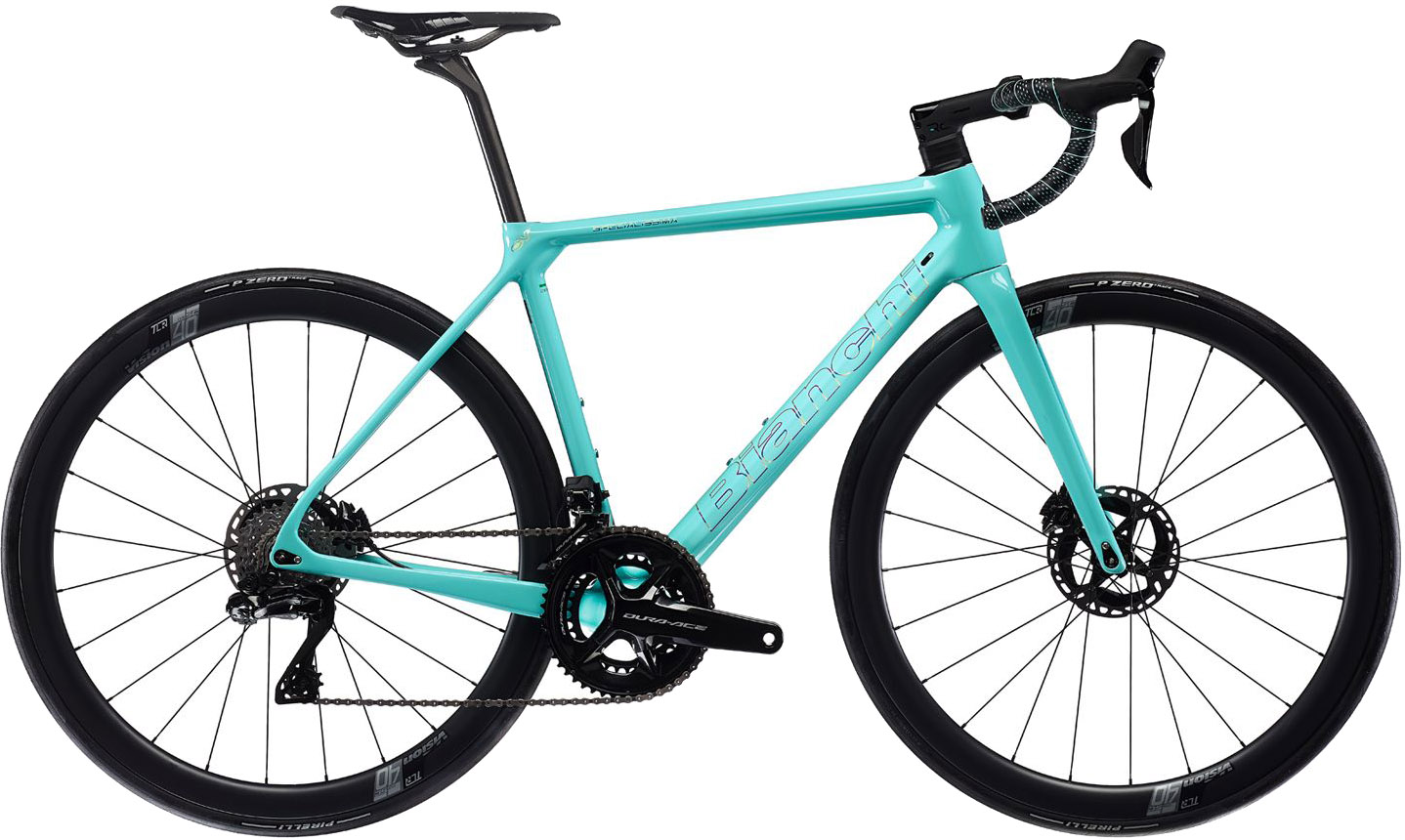 Bianchi Specialissima Dura Ace Di2 Disc 2023 - Celeste