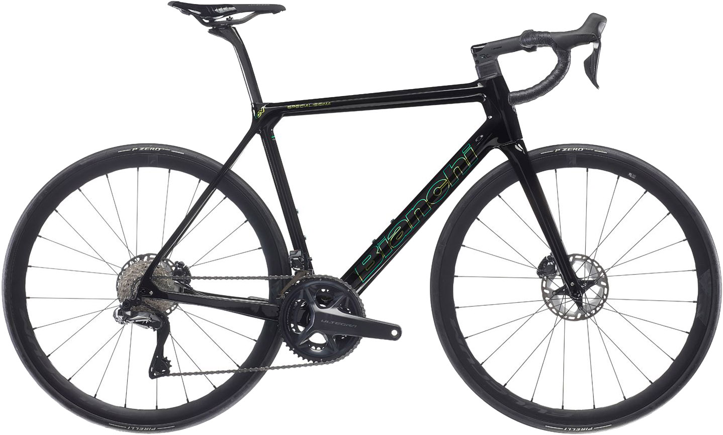 Bianchi Specialissima Ultegra Di2 24g Disc 2023 - Sort Cykel