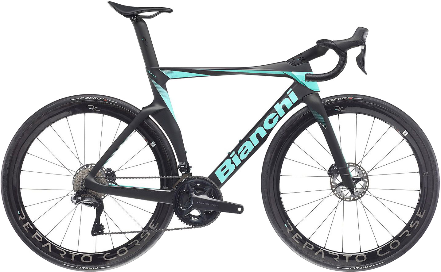 Bianchi Oltre Pro Ultegra Di2 24g 2023 - Sort Cykeltilbud