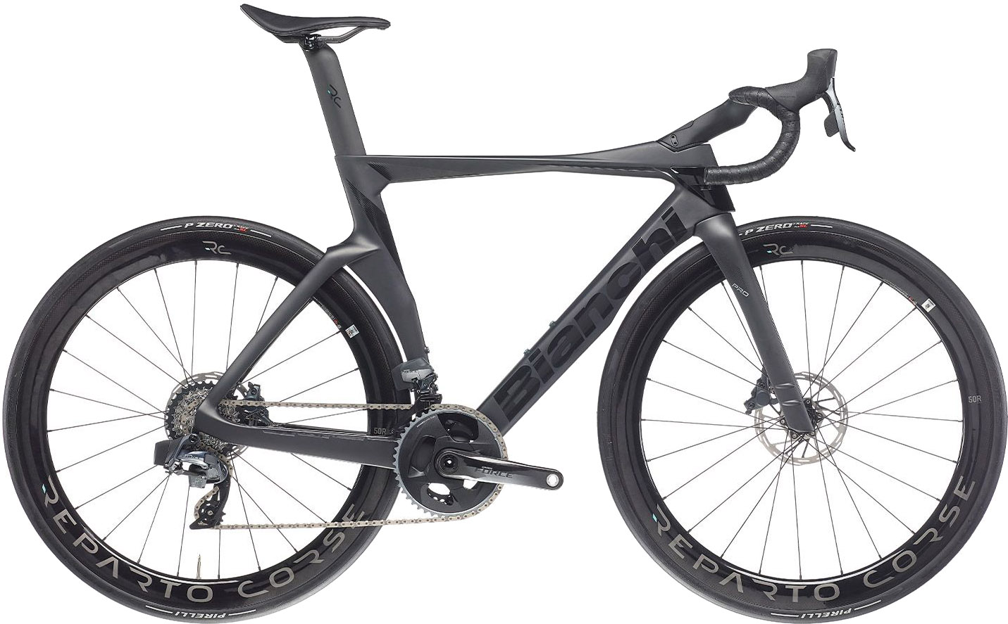 Bianchi Oltre Pro Force eTap axS 24g 2023 - Sort Cykel