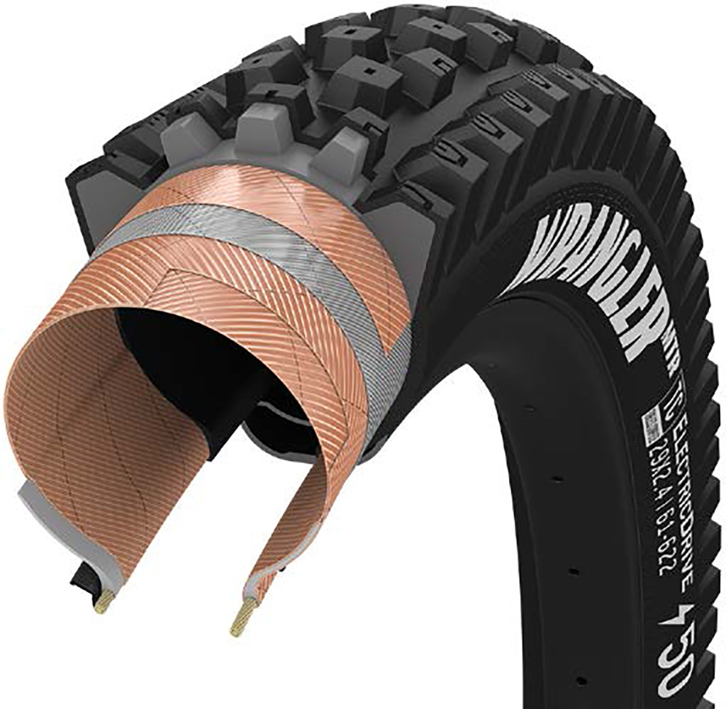 Goodyear WRANGLER MTF Electric 29x2.40 Bagdæk - Sort