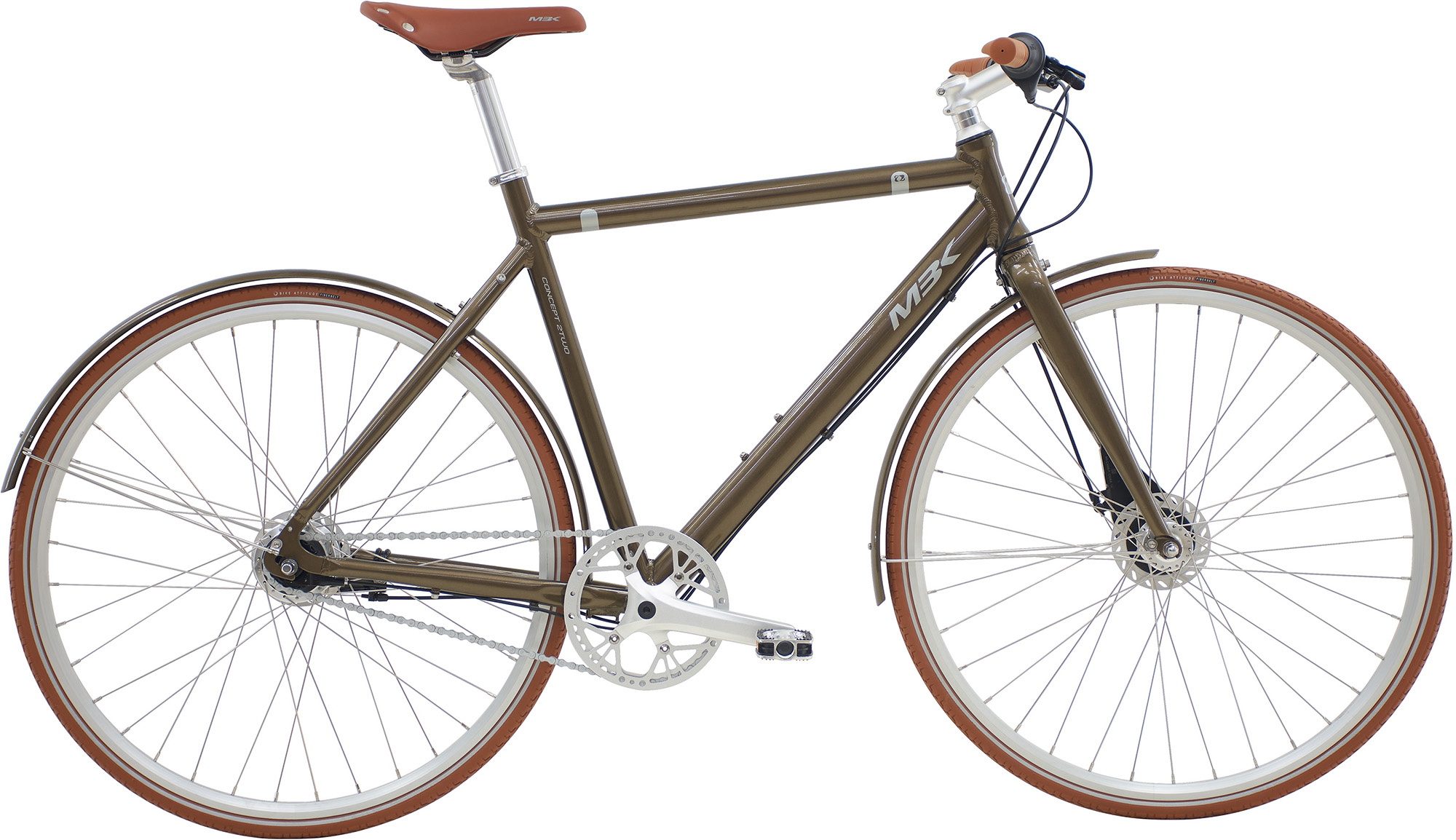 MBK Concept 2Two Herre 7g 2026 - Mørk Brun    5707965328198
