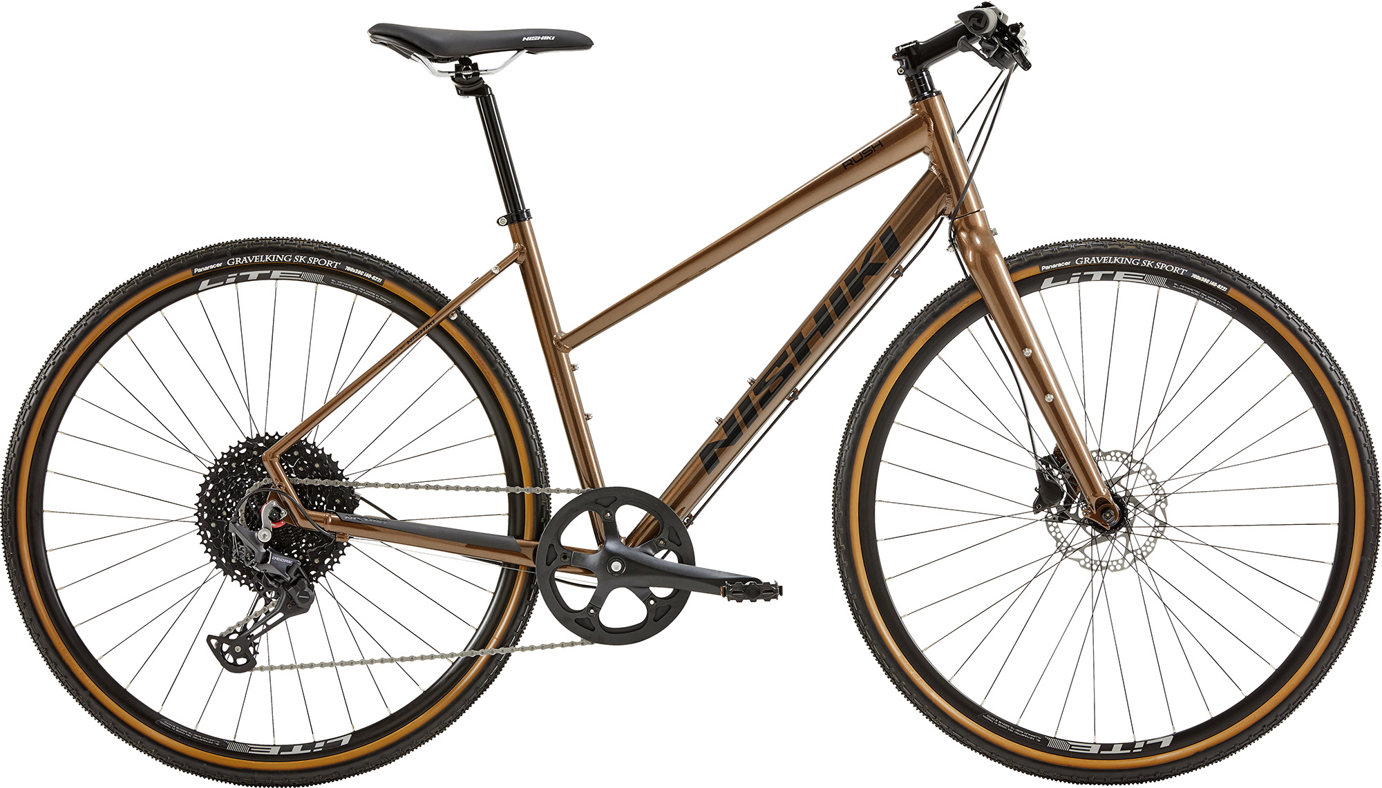 Nishiki Rush Dame 12g 2026 - Valnødde Brun    5712700025744