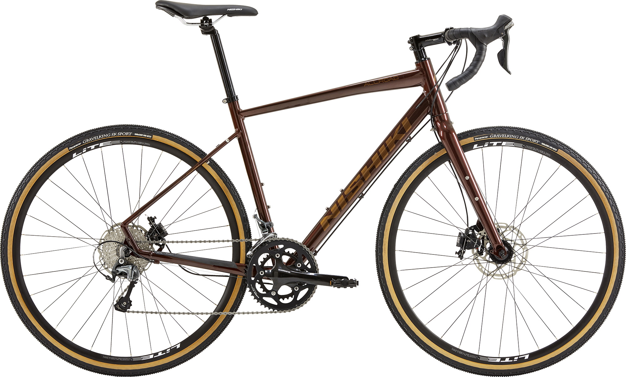 Nishiki All Road Herre 20g Tiagra 2026 - Maghoni Brun    5712700025584