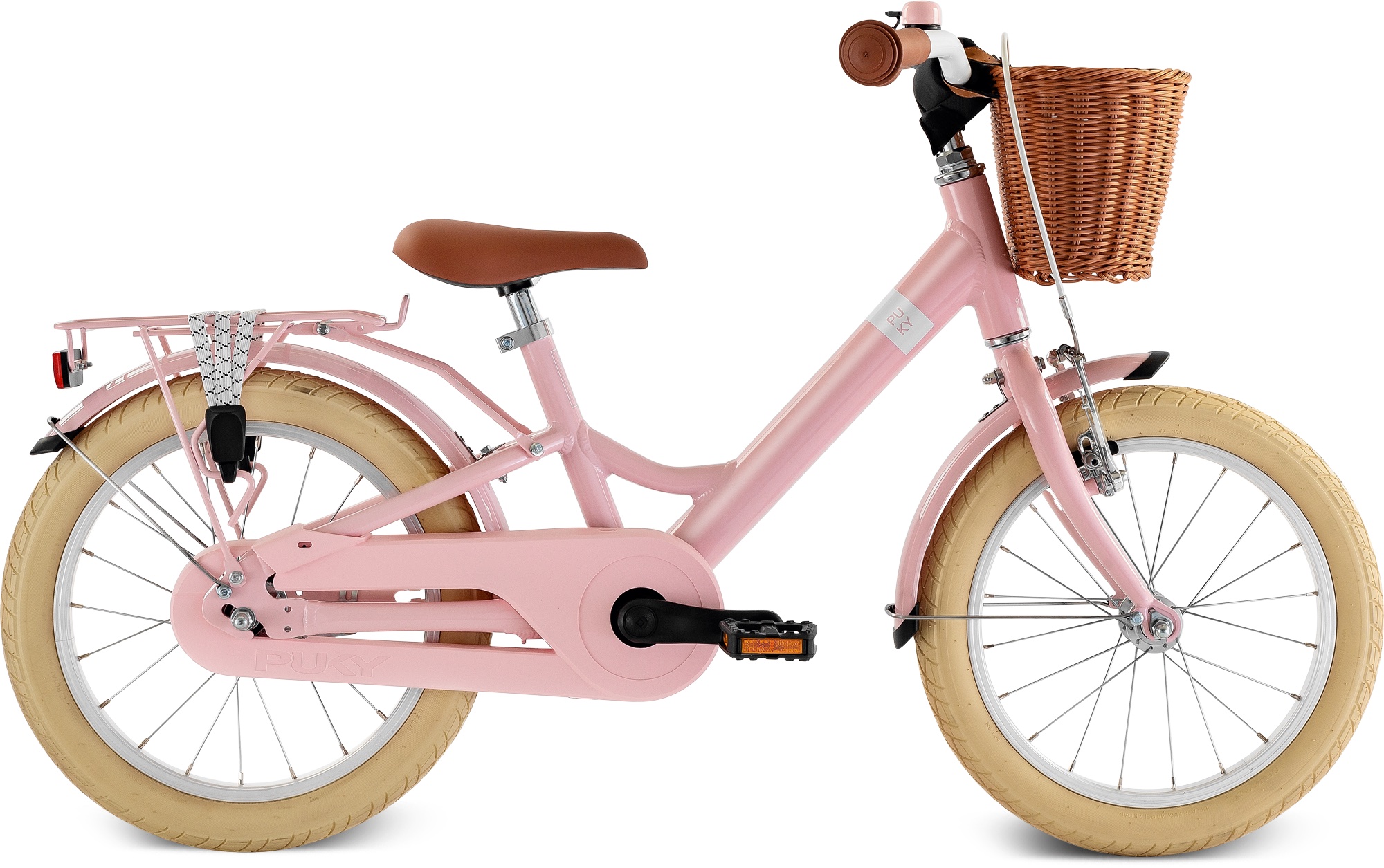 PUKY Youke Classic 16" - Retro Rose Børnecykel på tilbud!