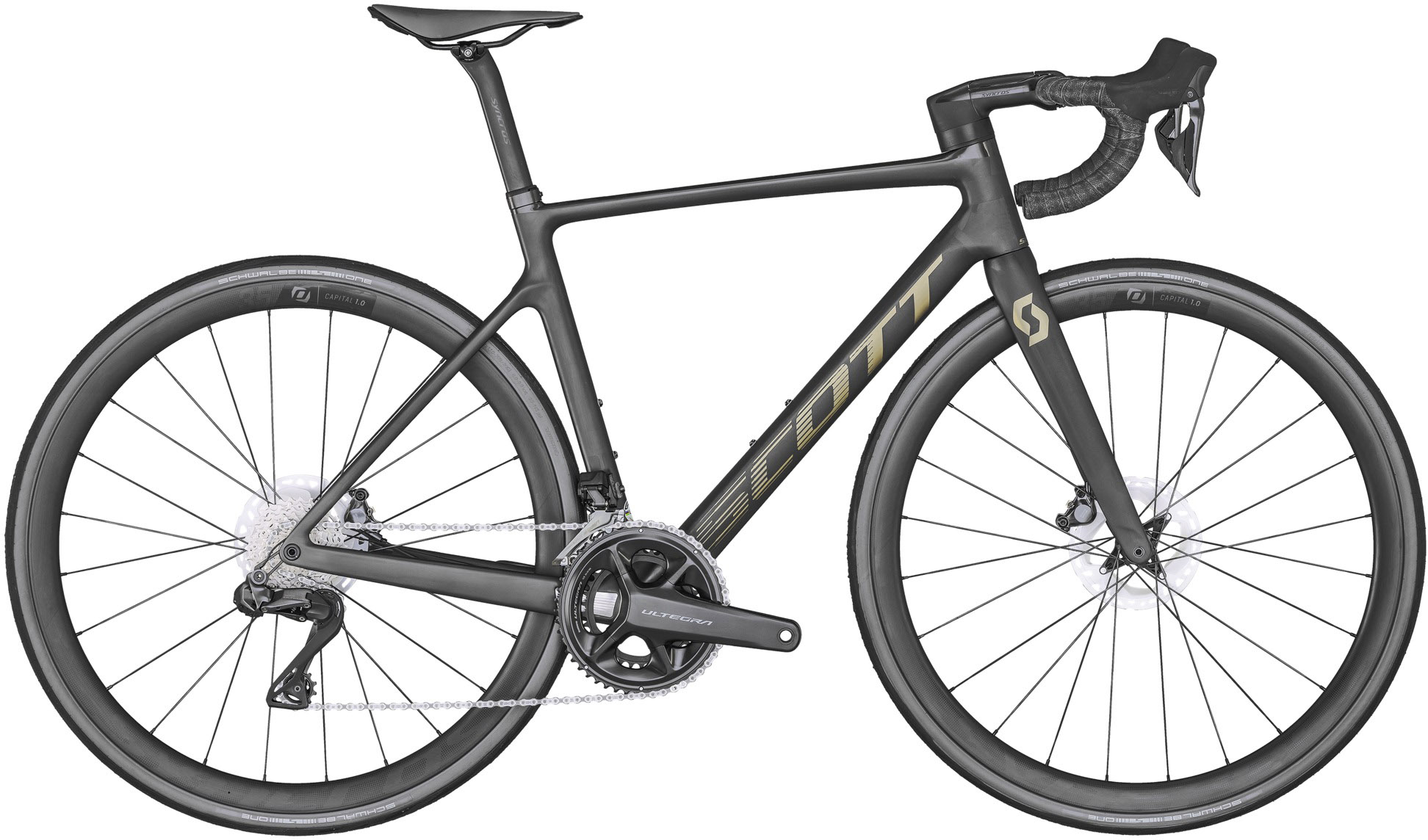 Scott Addict RC 15 2022 - Racercykel i Sort/Grå