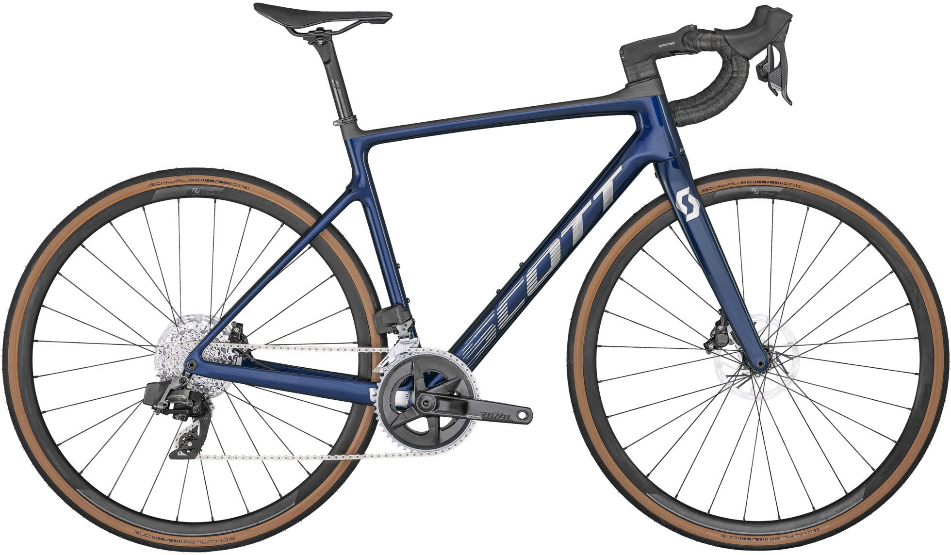 Scott Addict 10 2022 - Blå Racercykel til salg!
