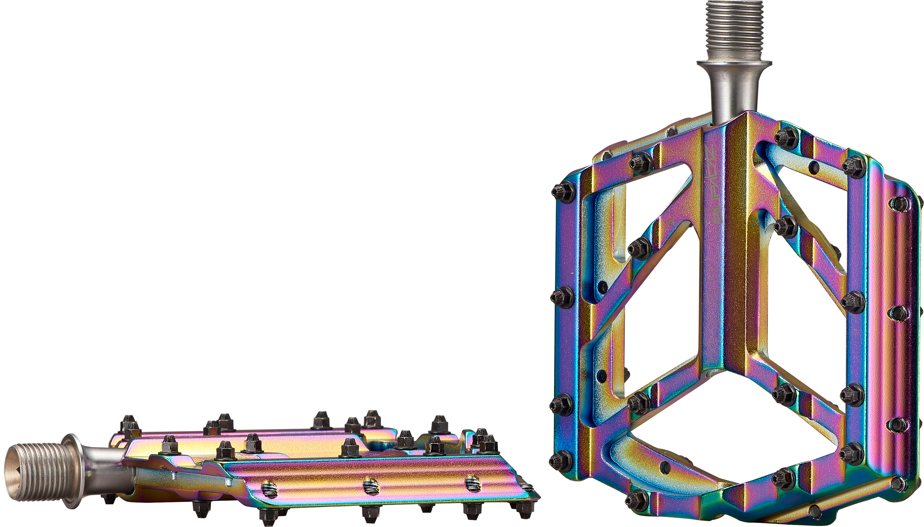 Supacaz Orbitron Pedal - CNC Aluminium - Oil Slick tilbud