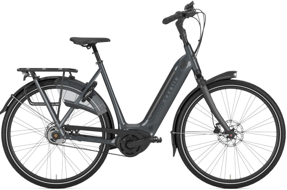 Gazelle ARROYO C5 HMB ELITE BELT 500wh Elcykel Dame 2022 - Grå