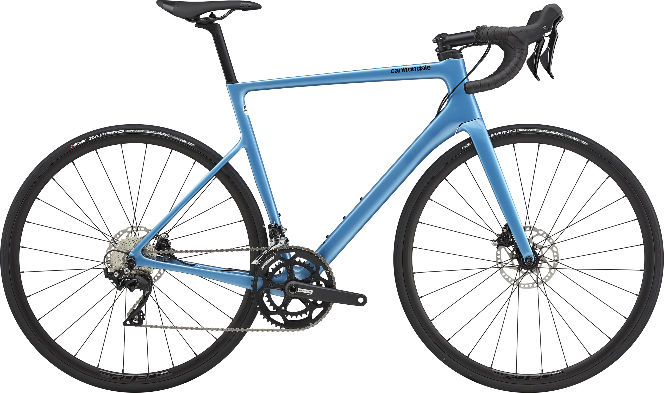 Cannondale SuperSix EVO Carbon Disc 105 2023 - Blå tilbud