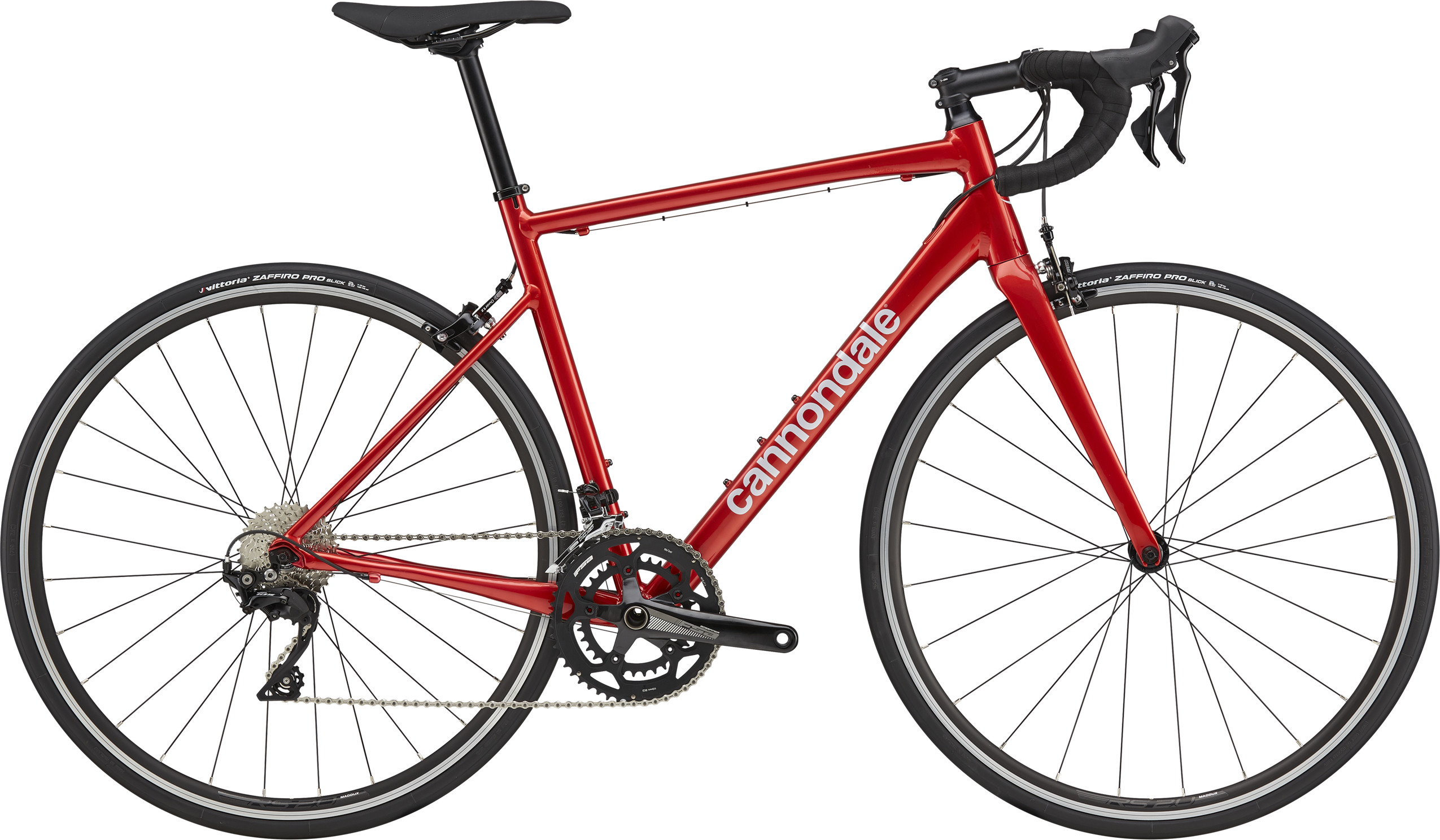 Cannondale CAAD Optimo 1 2023 - Rød Racercykel på tilbud