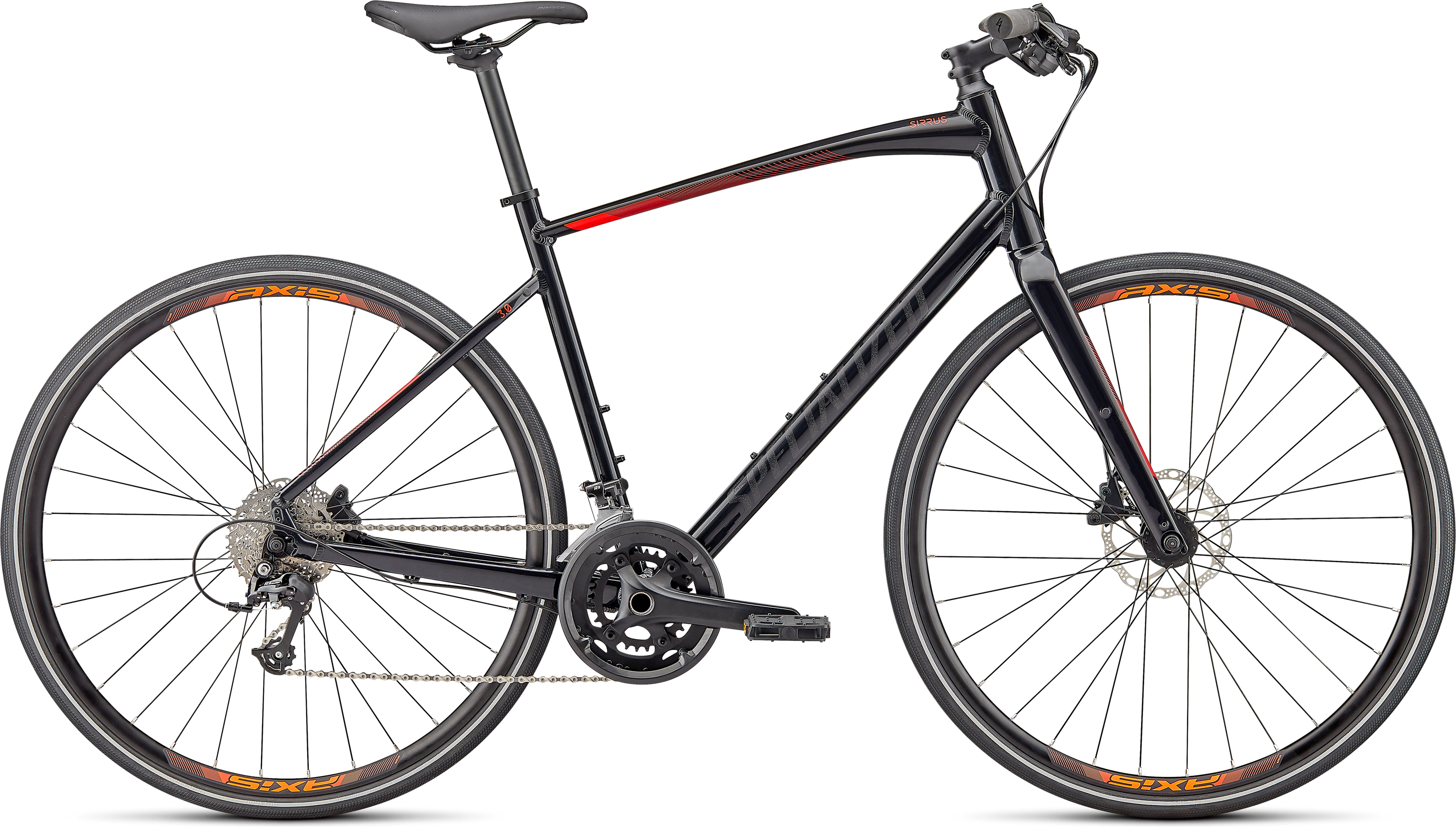 Specialized Sirrus 3.0 2023 - Sort herrecykel til salg