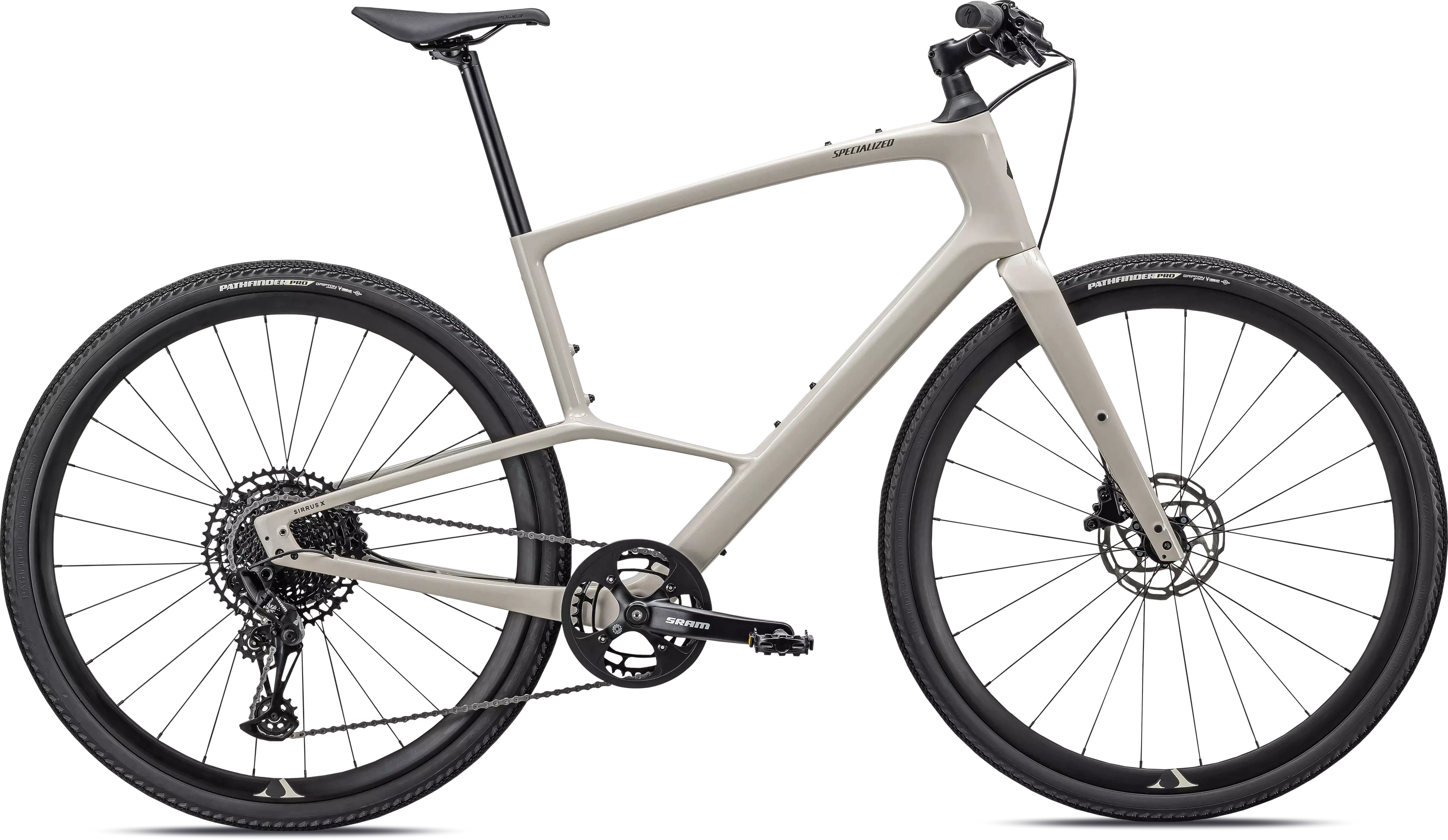 Specialized Sirrus X 5.0 2024 - Hvid Cykeltilbud!