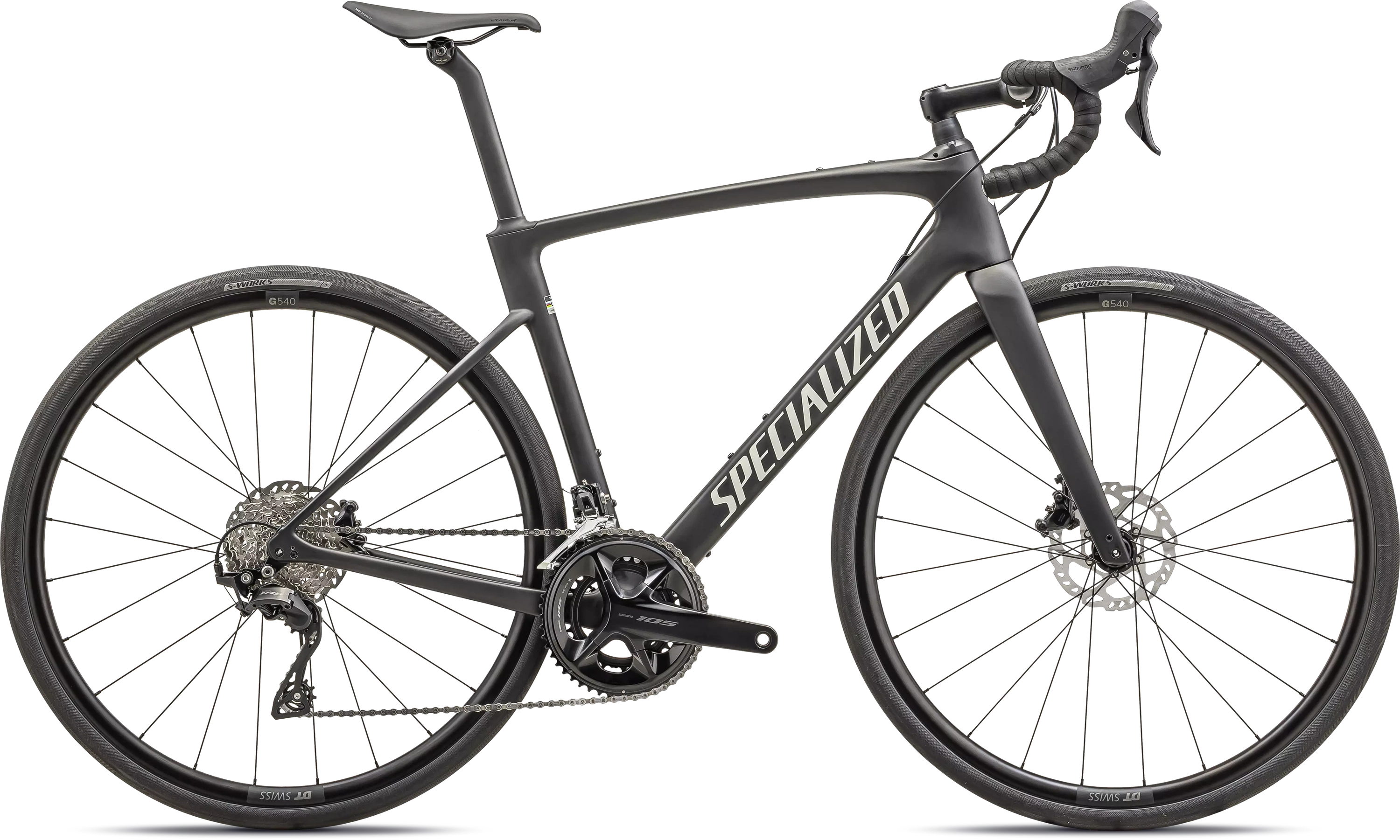 Specialized Roubaix SL8 Sport 105 2024 - Sort Cykeltilbud
