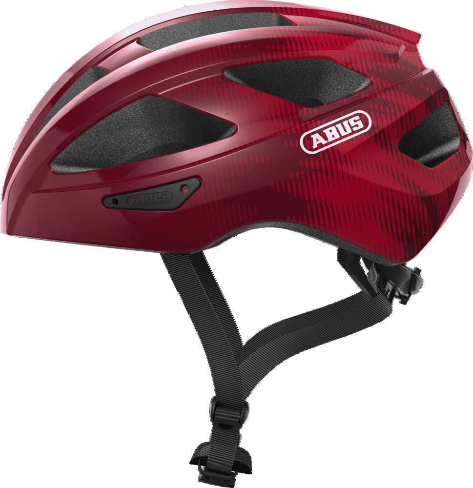 Abus Macator - Rød cykelhjelm til Black Friday tilbud