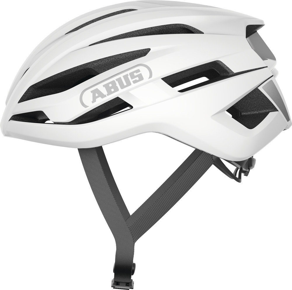 Abus StormChaser ACE - Hvid Cykelhjelm på Tilbud