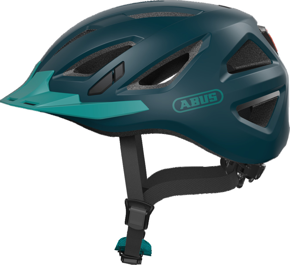 Abus Urban-I 3.0 cykelhjelm med LED - Grøn